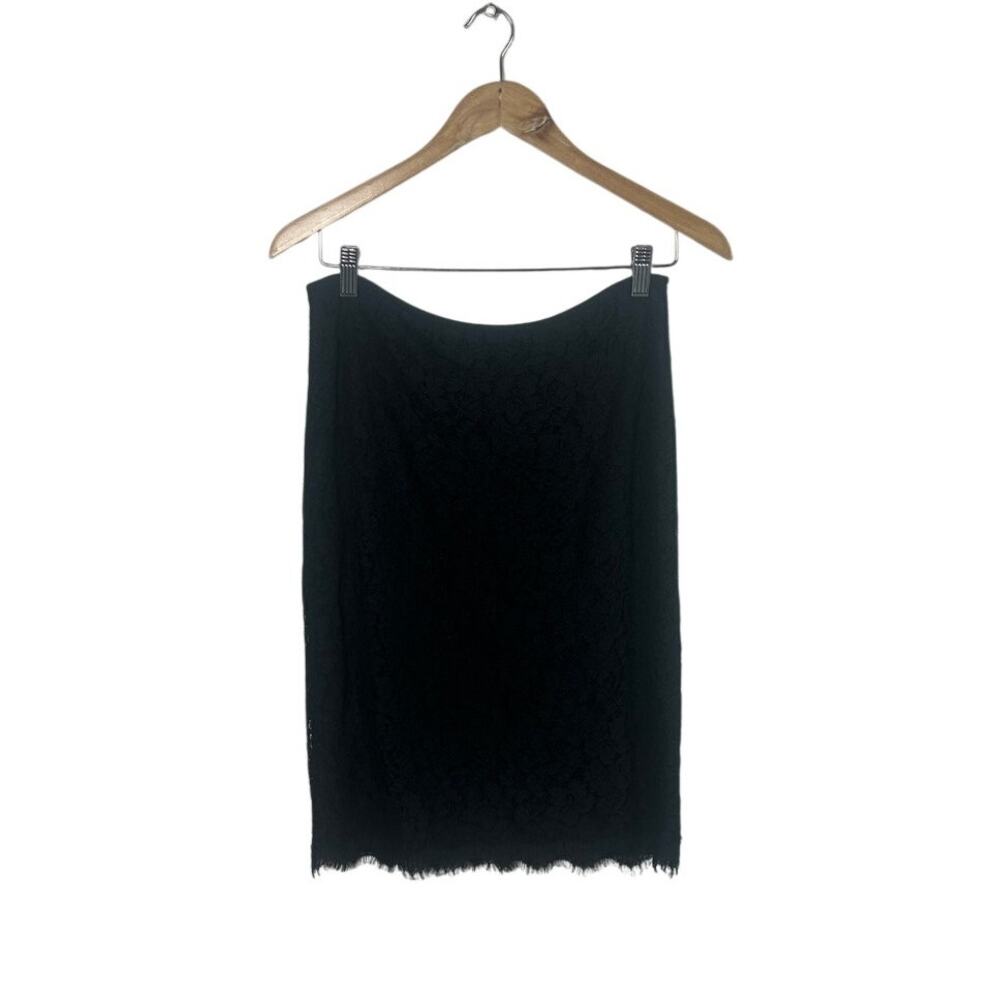 Dianne VonFurtsenberg Scotia Black Lace Skirt size  10 NWT